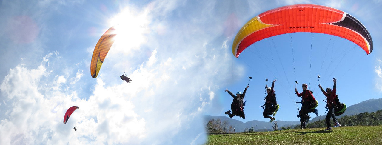 Paragliding in Puli