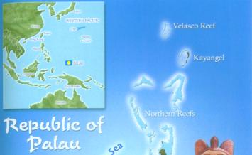 帛琉地圖,帛琉旅遊資訊